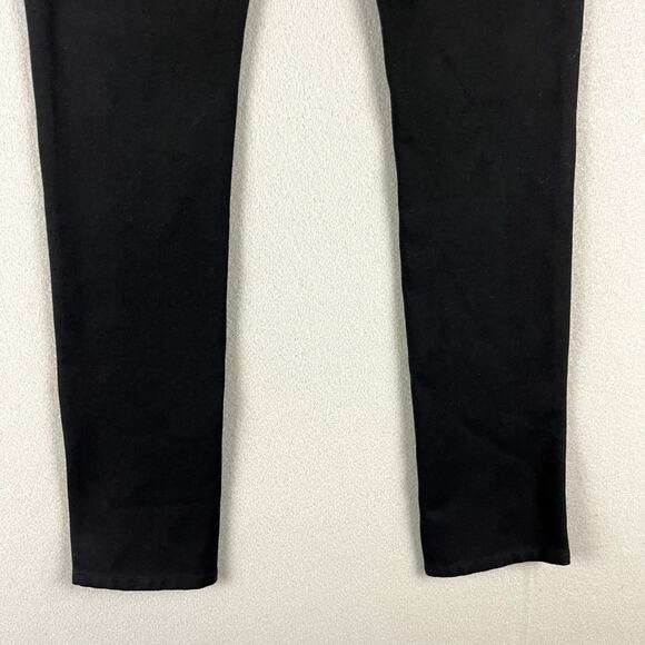 Roots Skinny Pull On Pants Womens Small Black Stretch Pockets Classic Basic - Picture 10 of 14